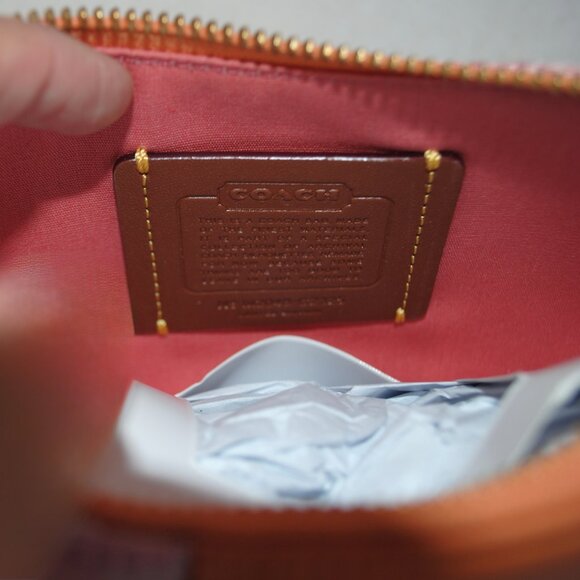 COACH - Swinger 20 in Pink and Orange - Picture 4 of 7